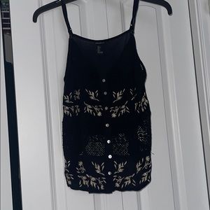 Forever 21 High low tan top